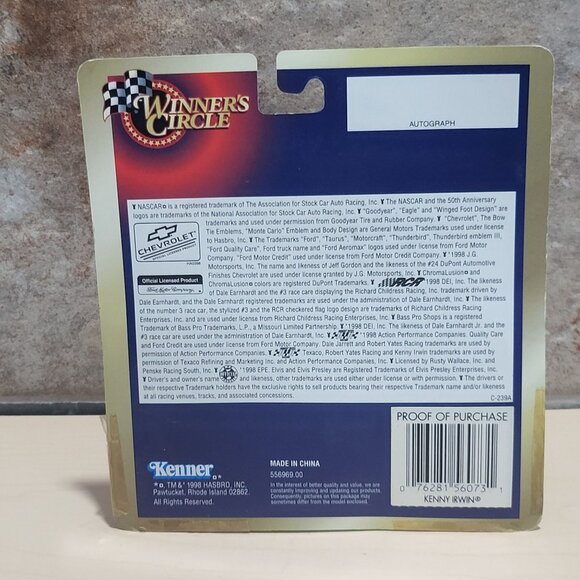 Nascar Winners Circle Texaco Havoline Ford Taurus Racecar 1998 Kenny Irwin's #28 - Picture 2 of 11